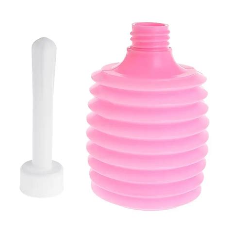 Pink Color Sex Shop Anal Toys Anal Plug 200ml Disposable Enema Rectal Syringe Anal Vaginal