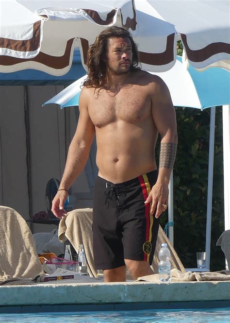 Jason Momoa Goes Shirtless In Venice Italy