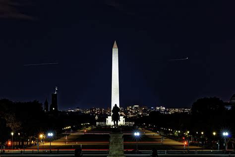 Washington Monument At Night Photograph By Doolittle Photography And