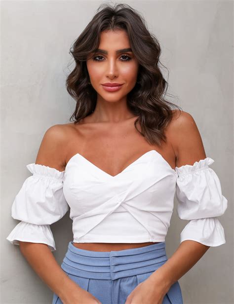 Cropped Fashion Branco Toth Store Loja Online De Vestidos De Festa
