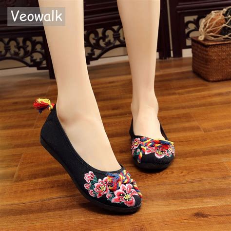 Buy Veowalk Colorful Knot Flower Embroidered Women