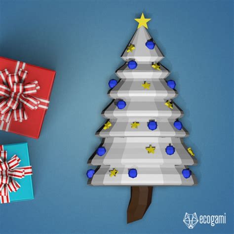 Christmas Tree Papercraft Template