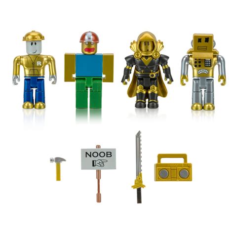 Action Figure Insider Roblox Roblox Icons Gold Collectors Set Group