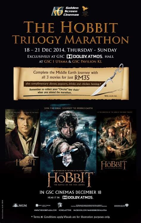 Now showing | mon, 03 may 2021. Golden Screen Cinemas :: Promotions - GSC The Hobbit ...