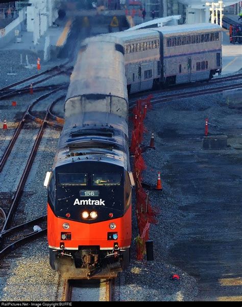 Amtk 156 Backs Into The Newly Renovated Denver Union Station Train