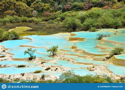 Huanglong Scenic And Historic Interest Area Stock Image Image Of