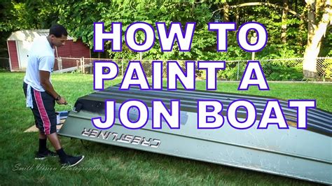 How To Paint A Jon Boat Youtube