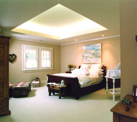 Can you imagine your home without lights? I love the effect of the tray ceiling and cove lighting ...