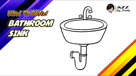 How To Draw A Bathroom Sink Rispa