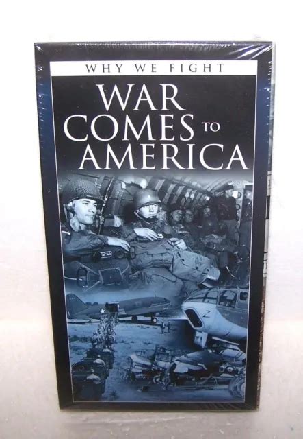 War Comes To America New Vhs Video Tape Movie Bandw World War Ii