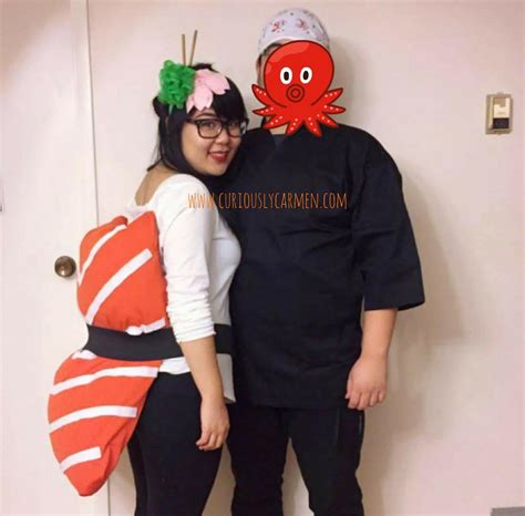 She used packing peanuts as rice and added a red plastic bag with a kikkoman print see lots more cute diy sushi costume pictures over at modern kiddo. Sushi Costume w/ Wasabi Headband DIY (No sewing needed ...