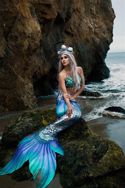 Mermaid Finfolk Mythic Full Fluke Mermaid Photo Shoot Mermaid