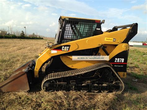 High performance power train provides maximum performance and production capability through the electronic torque management system, standard two speed travel and an electronic hand/foot throttle with decel pedal. Caterpillar Cat 287b Skid Steer Loader Cab Air Hydraulic ...