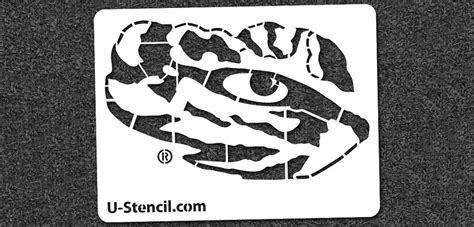 Ncaa Lsu Tigers Collegiate Tiger Eye Mini Stencil Kit