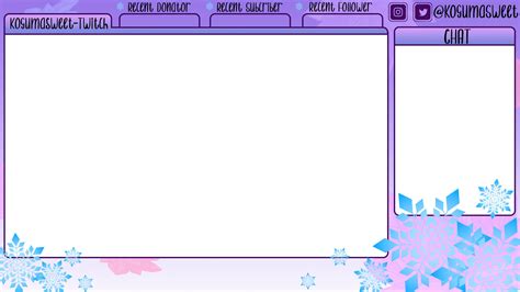 Obs Stream Overlays Kawaii Pastel Twitch Overlays Overlays For Twitch