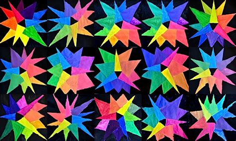 The Color Wheel Star Shaped Arte A Scuola
