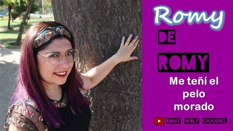 Für romy ist das, was sie bei gntm erlebt, komplettes neuland. Romy de Romy: Me tinturé el pelo morado/ Romy Wolf Channel ...