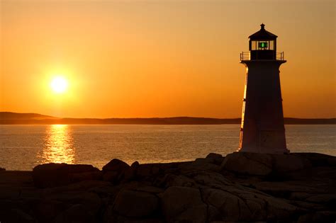 Will Pursell Gallery Sunset At Peggys Cove Lighthouse