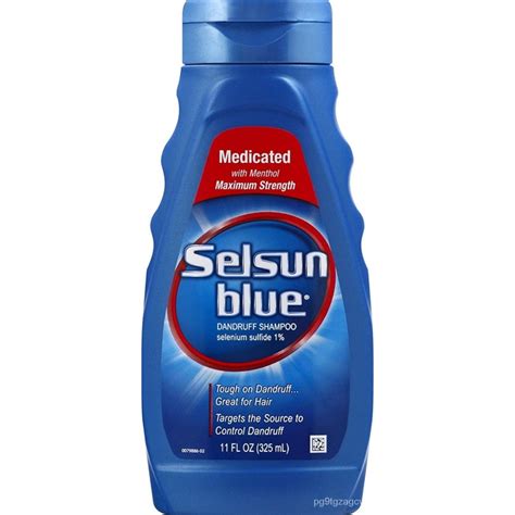 Selsun Blue Medicated Maximum Strength Dandruff Shampoo 11 Fl Oz Pack