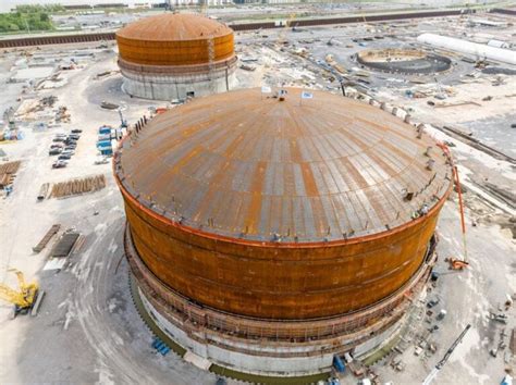 Venture Global Completes Roof Raising Of 2nd Storage Tank At