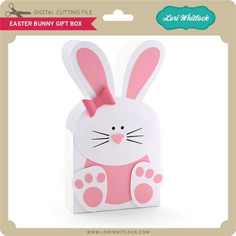 Easter Bunny Gift Box - Lori Whitlock's SVG Shop
