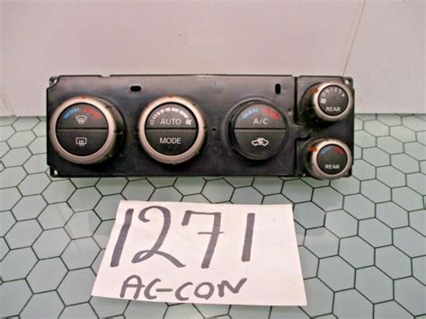 05 06 07 nissan pathfinder heater ac climate control auto temp lcd 27500ea21a for sale online ebay