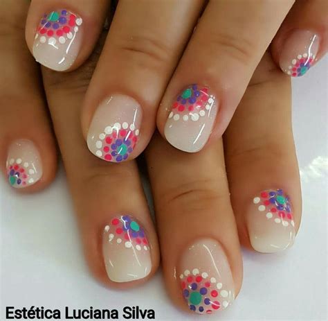 Dot Nail Designs Acrylic Nail Designs Nails Design Fingernail