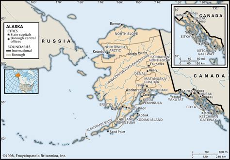 Alaska And Russia Map