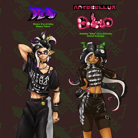 Splatoon Oc Inkling And Octoling By Anozumi On Deviantart