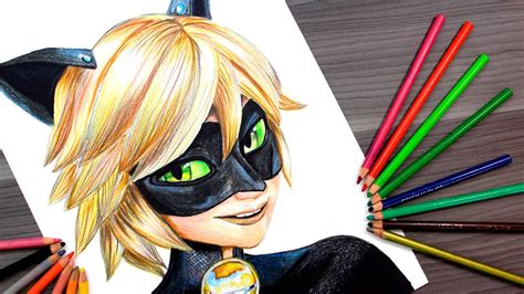 Youtube, video, entertainment, speedpaint, miraculous ladybug, chat noir, digital art, drawing, painting, sketch, cat noir, adrien agreste, miraculous, photoshop cc, creative cloud, miraculous: Speed Drawing: CAT NOIR - LADYBUG | Miraculous ...