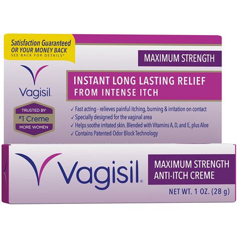 Vagisil Anti Itch Medicated Wipes Maximum Strength12 Ea