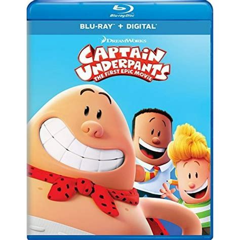 Captain Underpants The First Epic Movie Blu Ray Digital Copy
