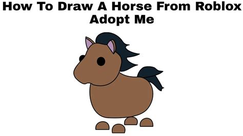 Learn how to draw this hard to get pet unicorn from roblox adopt me easy, step by step drawing lesson tutorial. How To Draw A Horse From Roblox Adopt Me - Step By Step ...