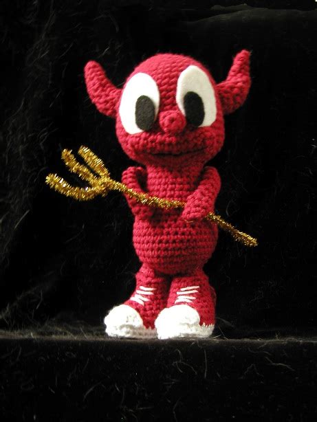 Picture Of A Crocheted Doll Of The Freebsd Daemon The Operating System