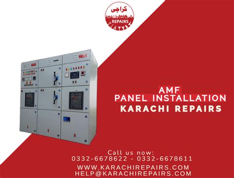 Amf Panel Installation 0332 6678622 0332 6678611 Karachi Repairs