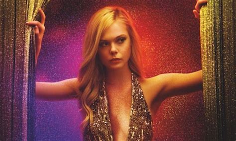 Elle Fanning S All Grown Up And Daring In This Poster For THE NEON
