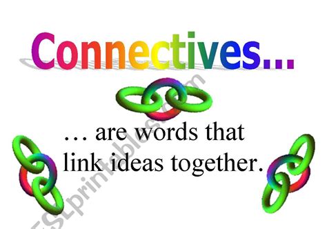 Connectives - ESL worksheet by ginifer