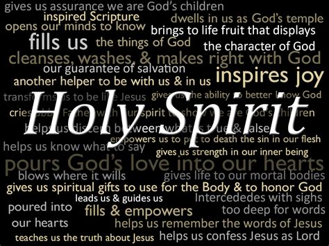 The Holy Spirit The Holy Spirit Brings Grace Beyond Description