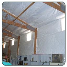 In the addition, i used the same wrap stapled on the studs and bottom of the roof joists over fiberglass batt insulation that i slashed the kraft paper (so as not to have 2 vapor. Pole Building Insulation Options for Insulating Pole Barns