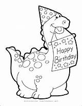 Curious george monkey coloring pages. Happy Birthday Dinosaur Reproducible Pattern | Printable ...