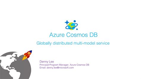 Azure Cosmos Db Globally Distributed Multi Model Database Service Ppt
