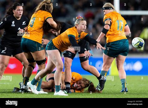 Australias Layne Morgan During The Rugby World Cup 2021 Match At Eden