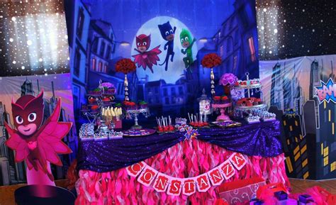 Pj Masks Birthday Party Ideas Photo 3 Of 39 Catch My Party