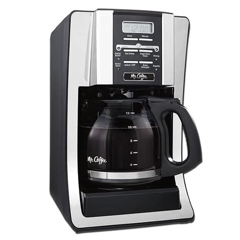 Buy Mr Coffee Bvmc Sjx33gt 12 Cup Programmable Coffeemaker Chrome By
