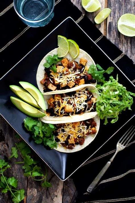 Tofu And Black Bean Tacos 📲tap To Download The Heyfood App To Get This