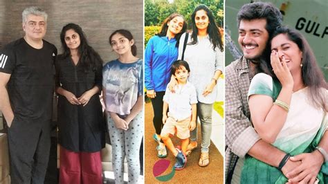 Ajith's pregnant wife shalini at albert theater to watch yennai arindhaal with her family music details track. Actor Ajith Kumar Family Members with Wife Shalini ...