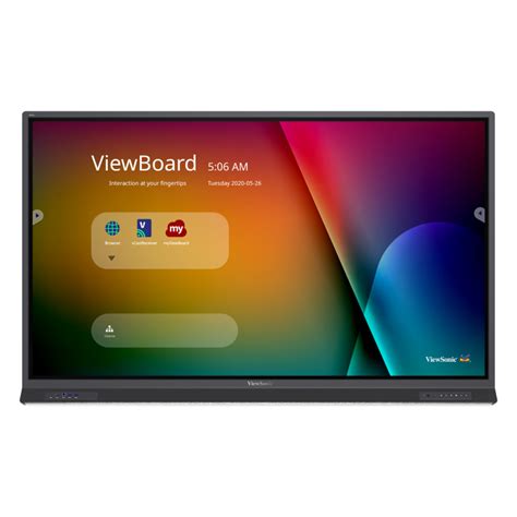 Viewsonic Ifp7552 75 Viewboard Interactive Flat Panel Display With