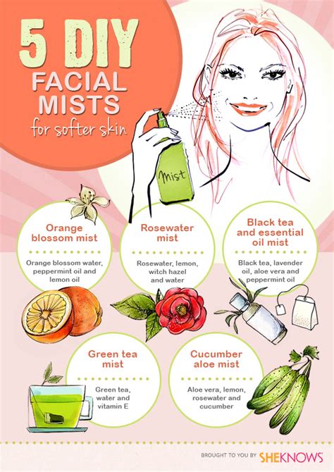5 Diy Facial Mists For Softer Skin
