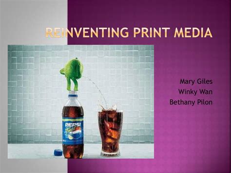 Ppt Reinventing Print Media Powerpoint Presentation Free Download