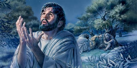 Jesus Prays In The Garden Of Gethsemane Life Of Jesus